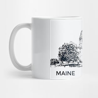 Maine State USA Mug